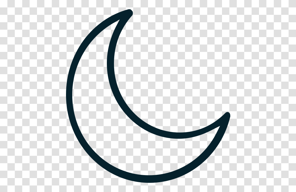 Moon Icon White Half Moon Shape, Outer Space, Night, Astronomy Transparent Png