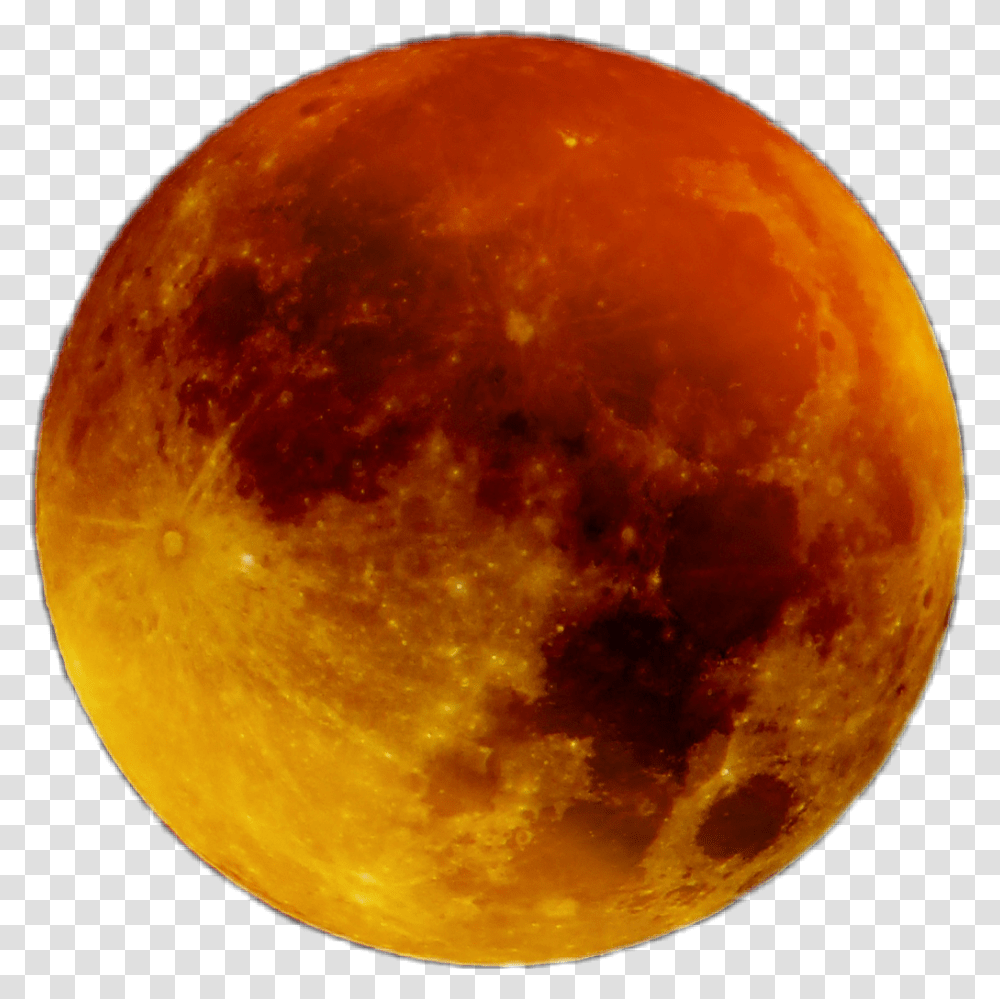 Moon Lunadesangre Luna Picsart Moonblood Moonlight Full Lunar Eclipse 2018, Nature, Outdoors, Astronomy, Outer Space Transparent Png