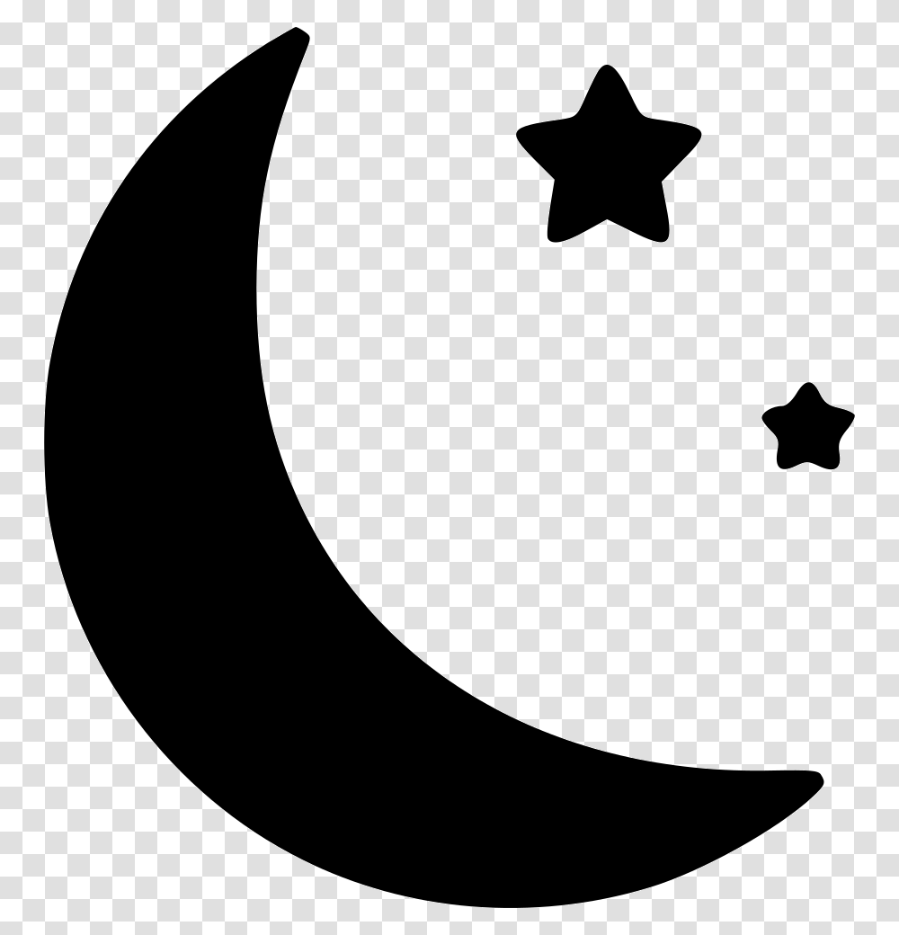 Moon Moon And Stars Simple, Star Symbol Transparent Png