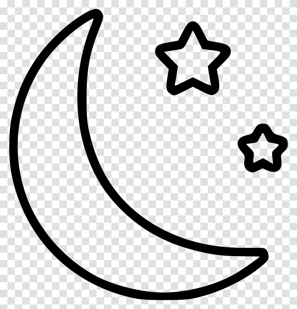 Moon Moon And Stars, Star Symbol, Stencil, Recycling Symbol Transparent Png