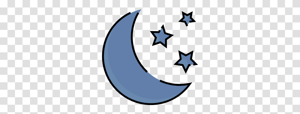 Moon Night Sign Stars Weather Icon Weather Flat Icons, Symbol, Outdoors, Star Symbol, Astronomy Transparent Png