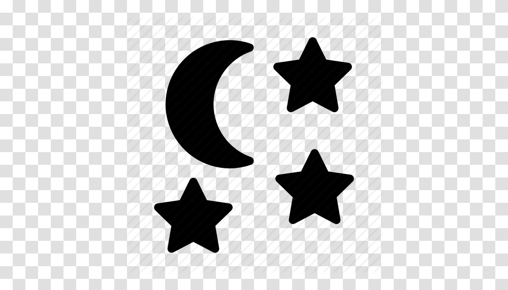 Moon Night Sky Starry Night Stars Weather Weather Forecast Icon, Piano, Leisure Activities, Musical Instrument Transparent Png
