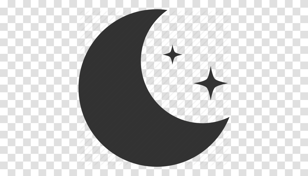 Moon Night Stars Twilight Icon Transparent Png