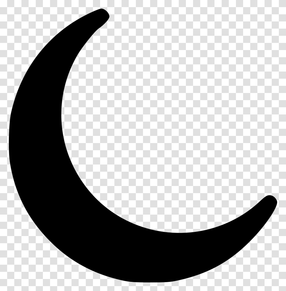 Moon Outline Boomerang Icon, Outer Space, Night Transparent Png