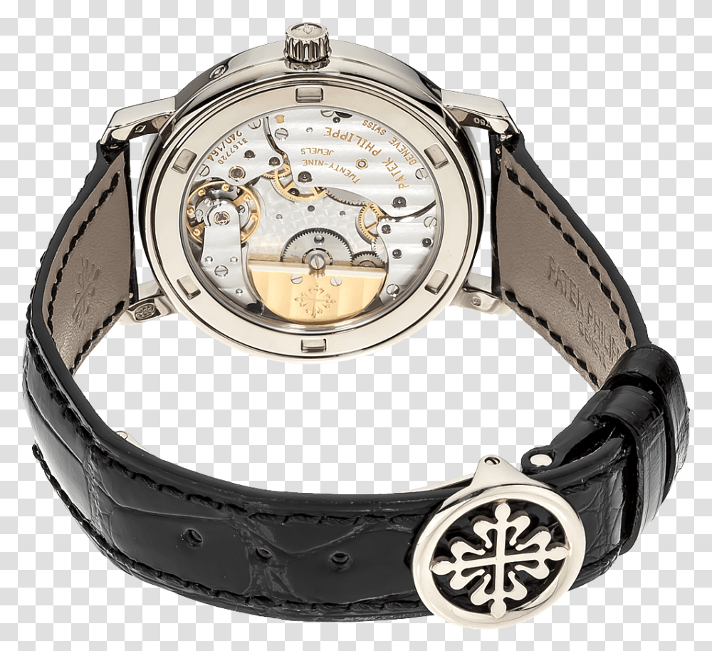 Moon Phase Power Reserve Reference 5055 White Gold, Wristwatch, Helmet, Apparel Transparent Png