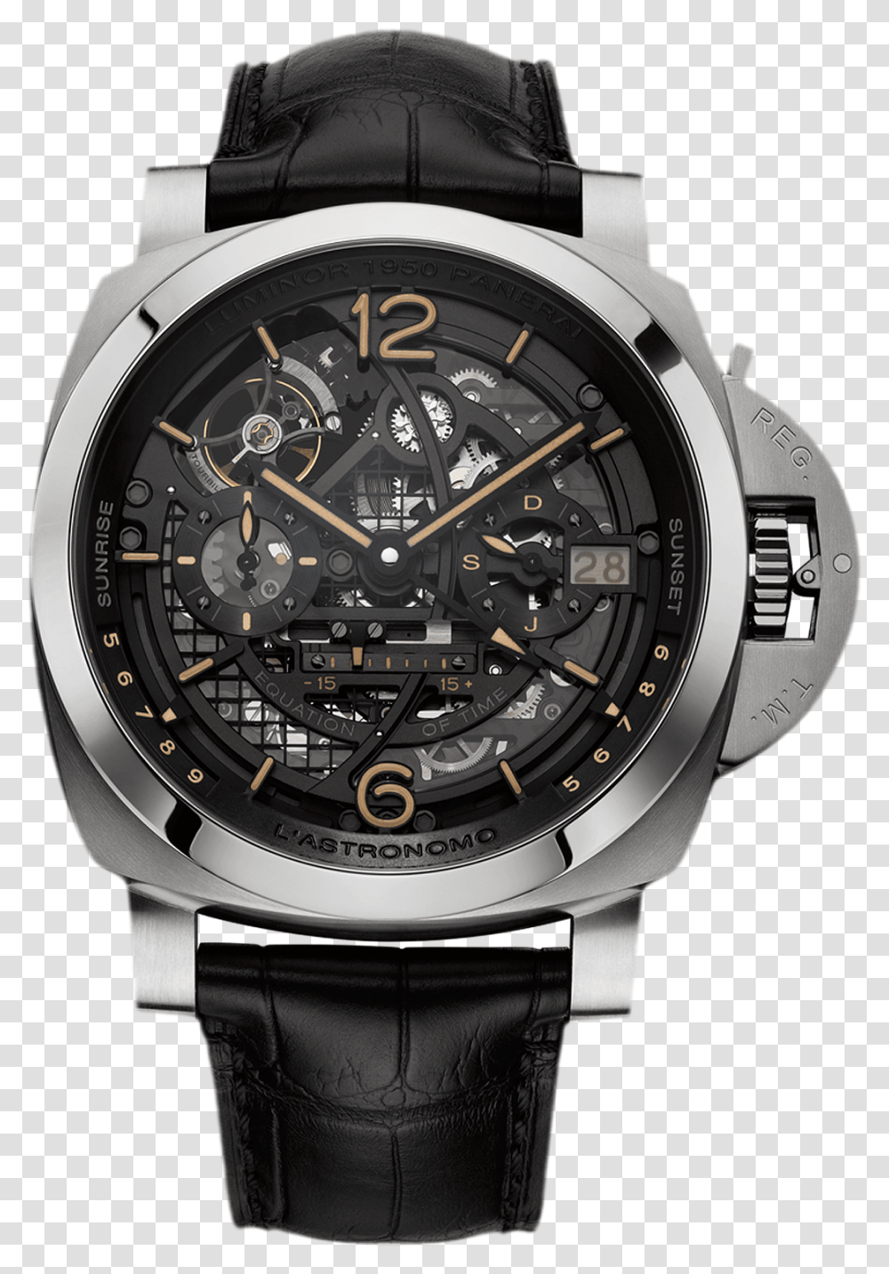 Moon Phase, Wristwatch Transparent Png