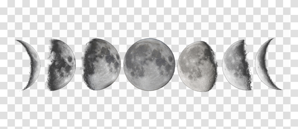 Moon Phases Background, Nature, Outdoors, Outer Space, Night Transparent Png