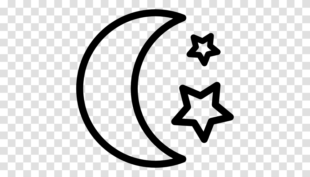 Moon Phases Nature Half Moon Sleeping Star Moon Stars Icon, Gray, World Of Warcraft Transparent Png