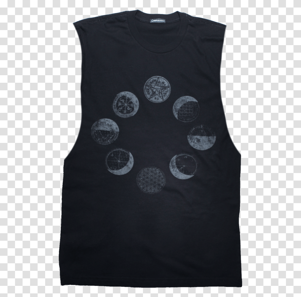 Moon Phases Vest, Apparel, Undershirt, Tank Top Transparent Png