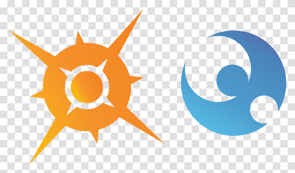 Moon Pokemon Sun Logo, Symbol, Star Symbol Transparent Png