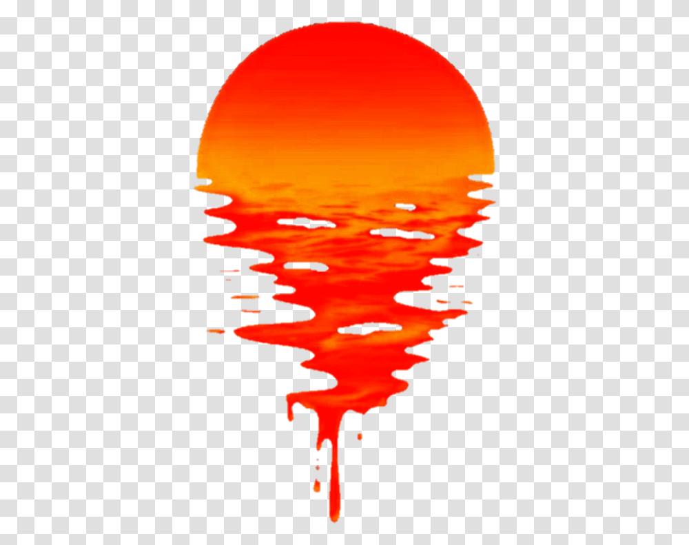 Moon Red Orange Splash Red Orange Splash, Nature, Outdoors, Sunset, Sky Transparent Png