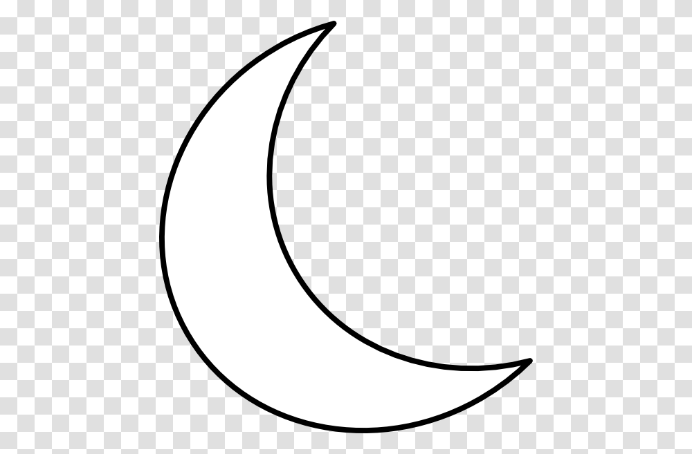 Moon Shape Picture White Crescent Moon, Astronomy, Oval, Outer Space, Night Transparent Png