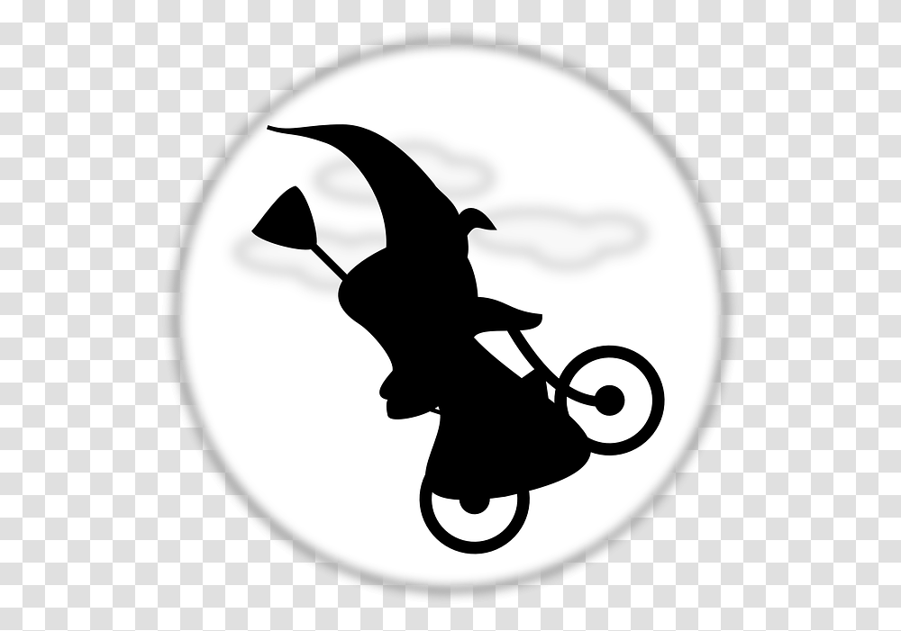 Moon Silhouette Steven Spielberg Halloween Bike, Stencil, Ninja, Symbol Transparent Png