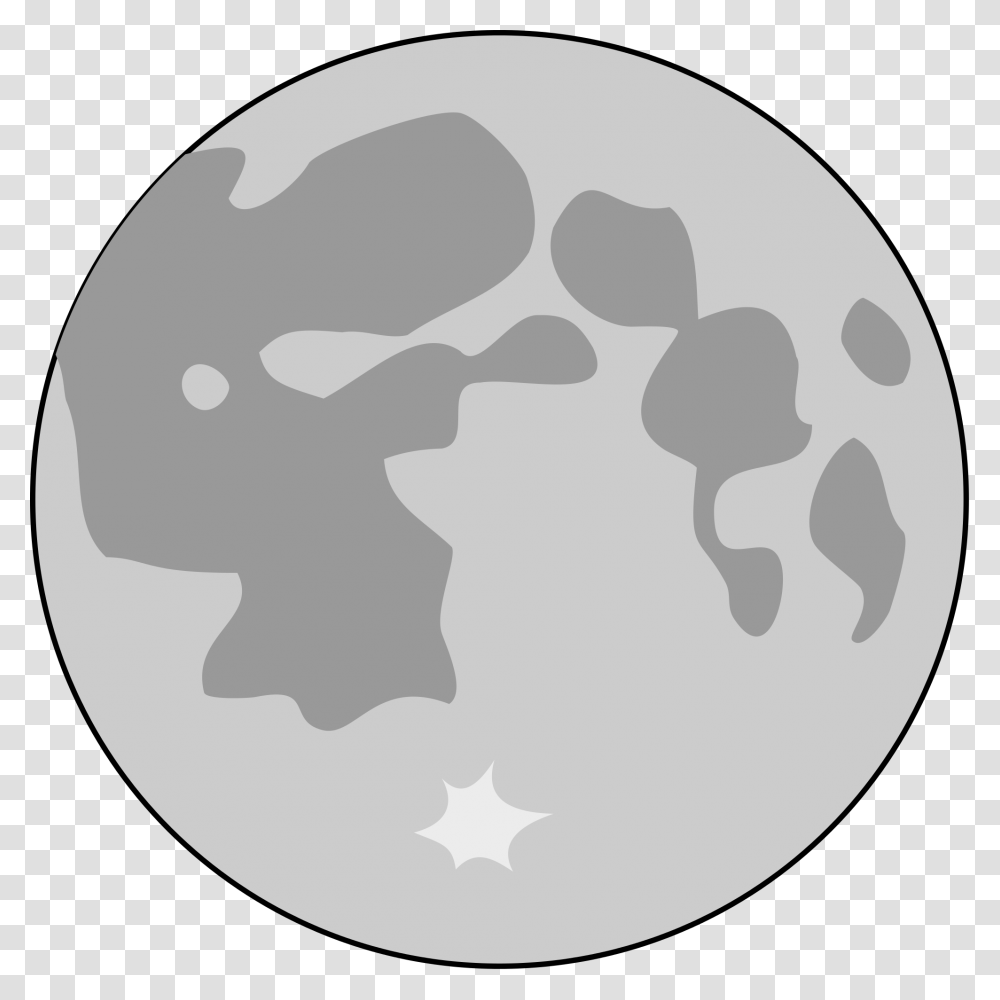 Moon Sketch Vector, Astronomy, Outer Space, Universe, Planet Transparent Png