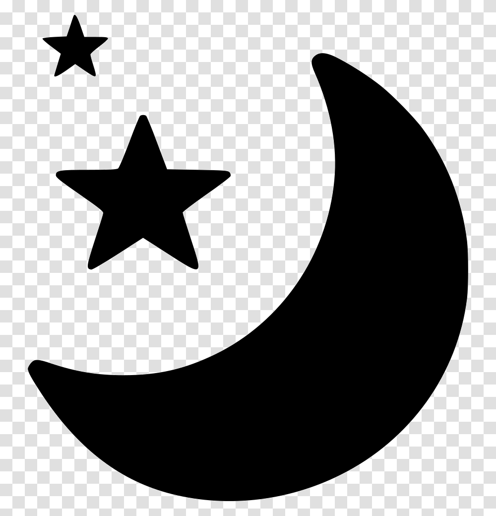 Moon Stars Icon Free Download, Star Symbol Transparent Png