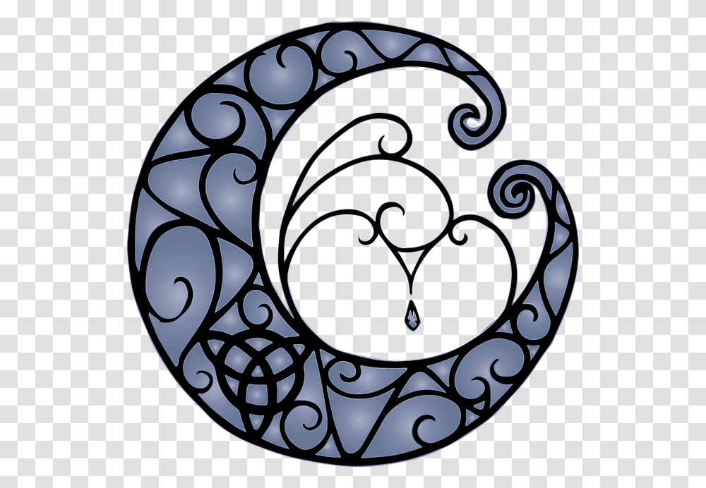 Moon Triquetra, Pattern Transparent Png