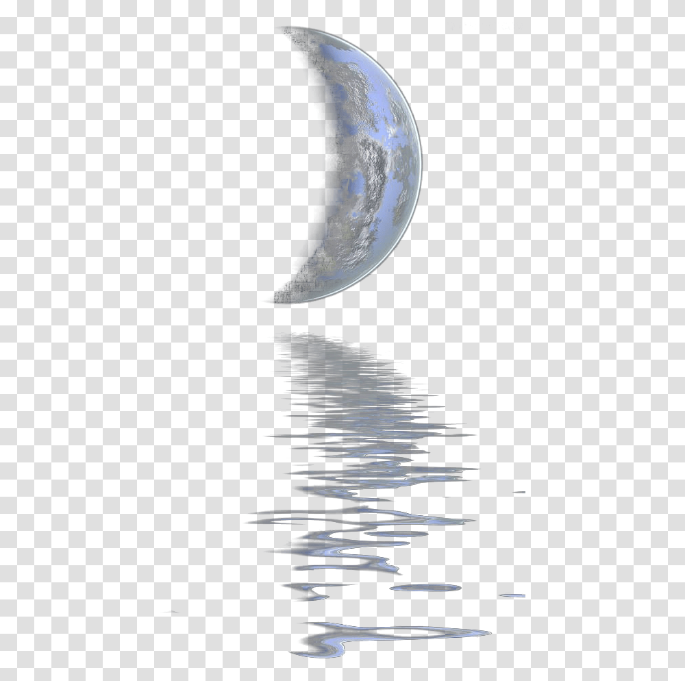 Moon Water Reflection Scenery Terrieasterly, Outer Space, Astronomy, Universe, Outdoors Transparent Png