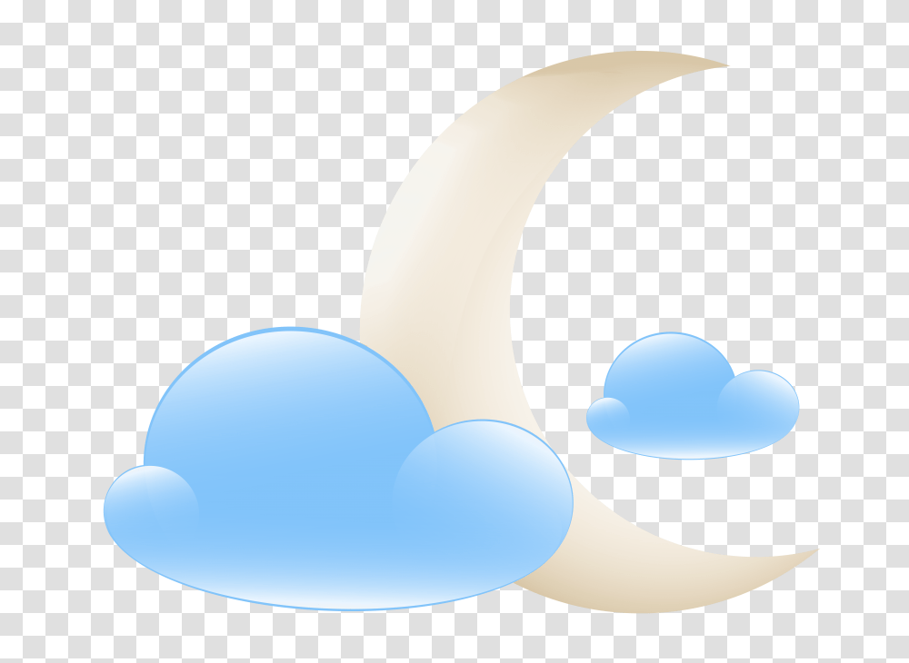 Moon With Clouds Weather Icon, Outdoors Transparent Png
