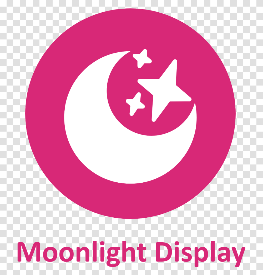 Moonlight Circle, Star Symbol, Recycling Symbol, Poster Transparent Png