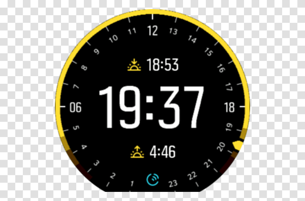 Moonphase Watchface Spartan Circle, Gauge, Compass, Tachometer Transparent Png