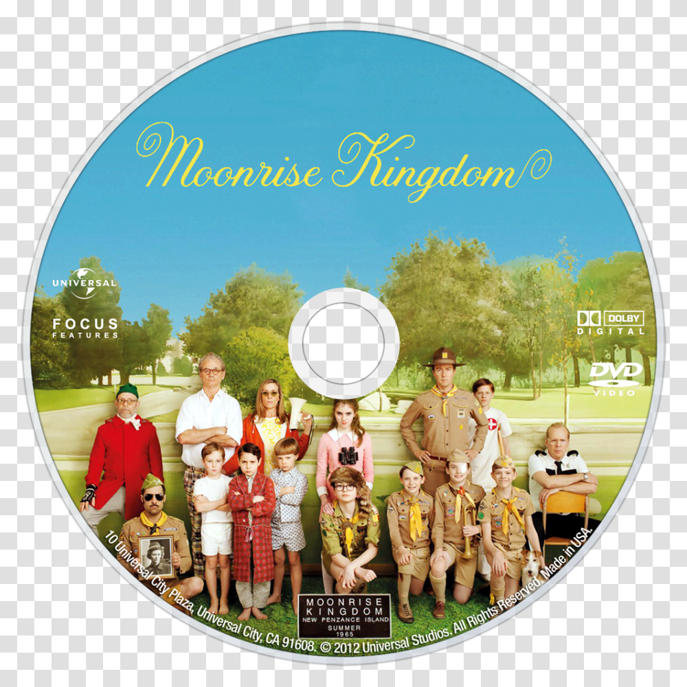 Moonrise Kingdom Poster, Disk, Person, Human, Dvd Transparent Png
