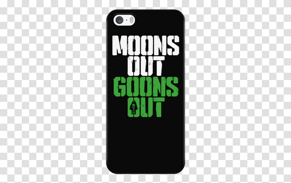 Moons Out Goons Out V2 Mobile Phone Case, Poster, Advertisement, Paper Transparent Png