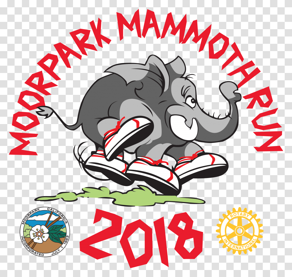 Moorpark Mammoth Run, Advertisement, Poster, Mammal, Animal Transparent Png