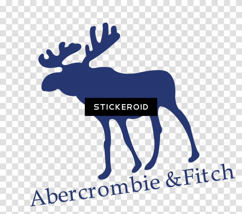 Moose Abercrombie And Fitch Brand, Poster, Advertisement, Mammal, Animal Transparent Png
