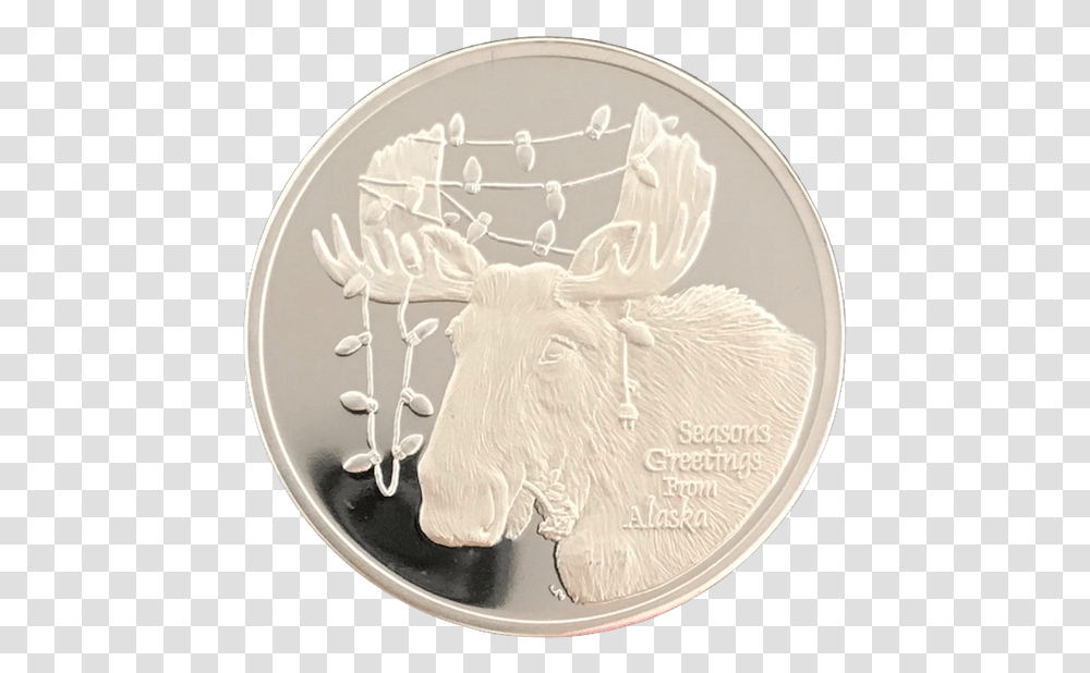 Moose Antlers Reindeer, Coin, Money, Nickel, Birthday Cake Transparent Png