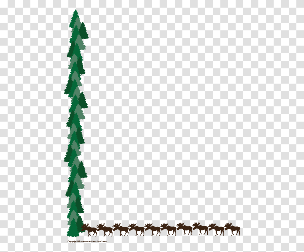 Moose Border Cliparts, Plant, Tree, Flower, Blossom Transparent Png