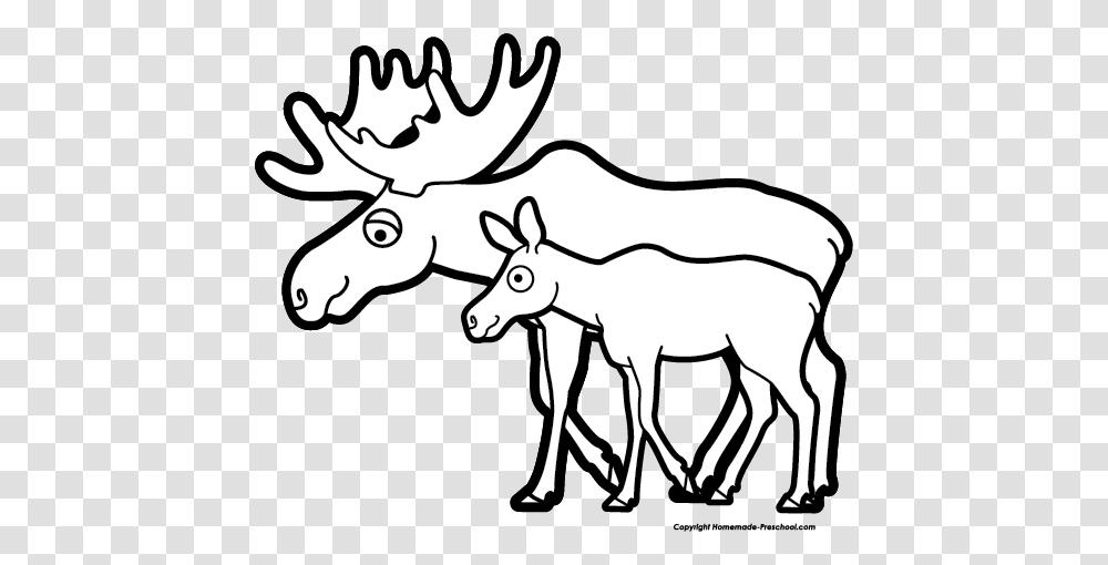 Moose Clipart, Mammal, Animal, Antelope, Wildlife Transparent Png