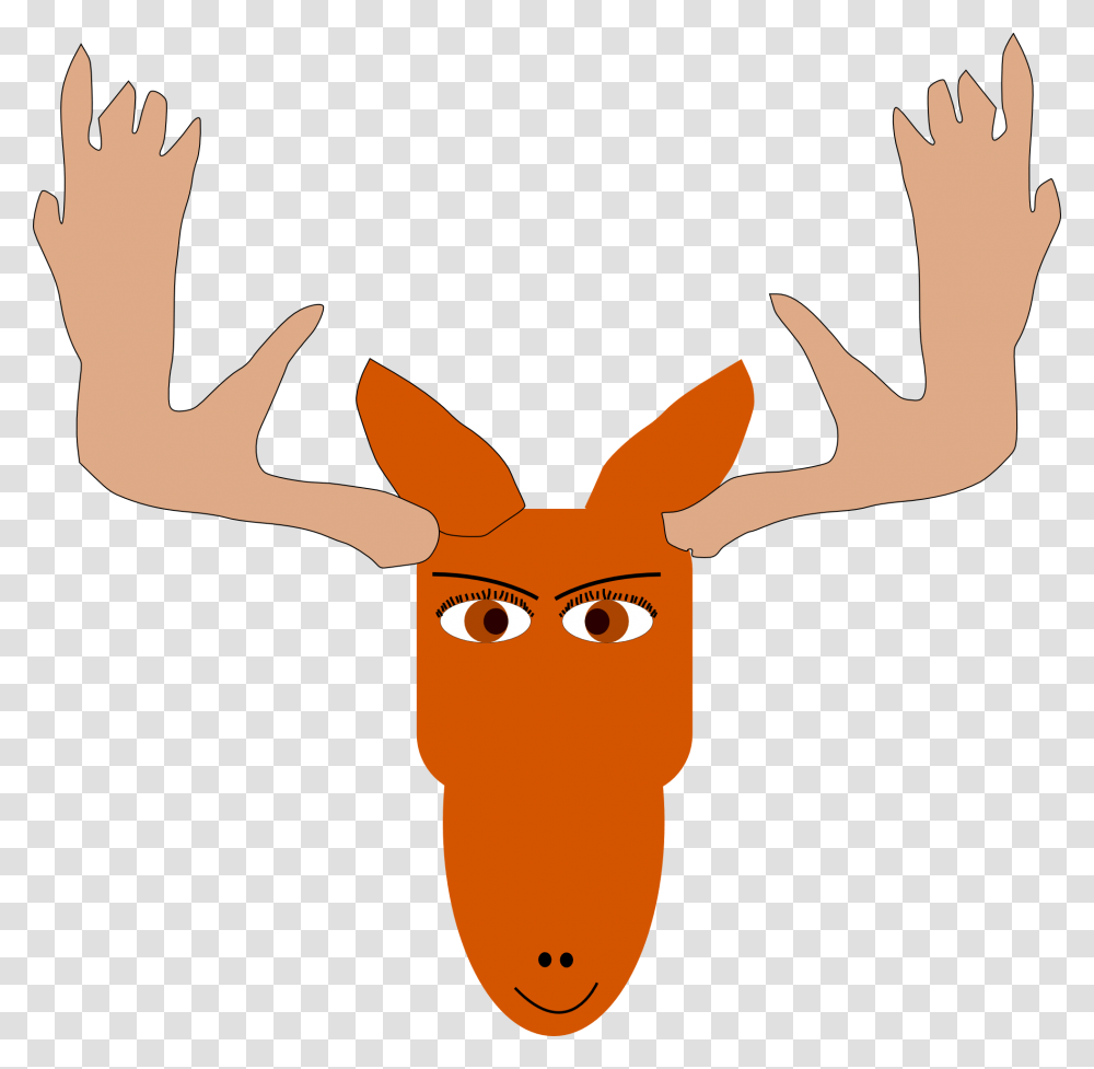 Moose Clipart Stuffed Animal, Antler, Deer, Wildlife, Mammal Transparent Png