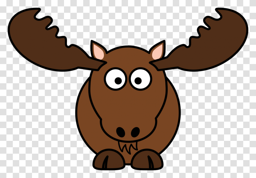 Moose Download Deer Cartoon Animal, Mammal, Wildlife, Food, Elk Transparent Png