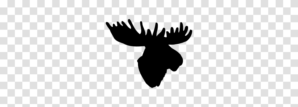 Moose Head Sticker, Silhouette, Stencil, Person, Human Transparent Png