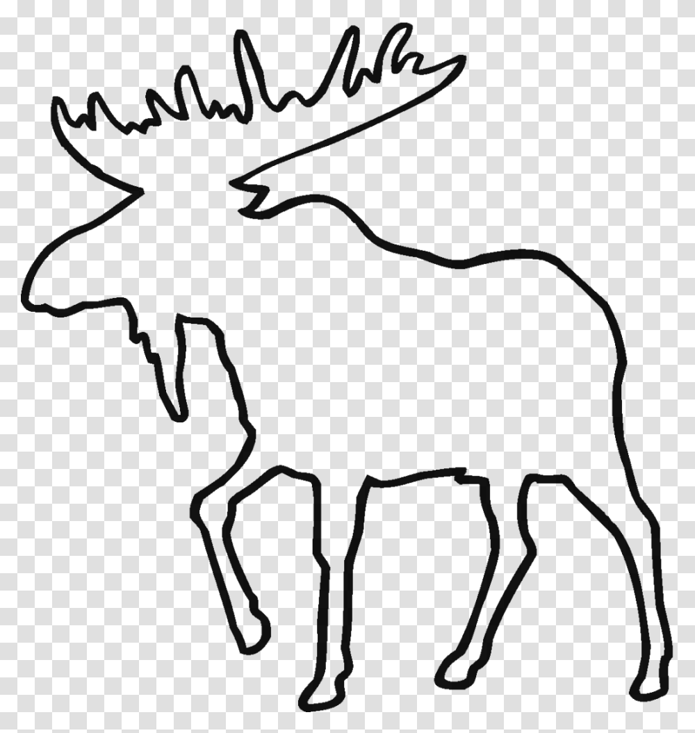 Moose Outline, Gray, World Of Warcraft Transparent Png