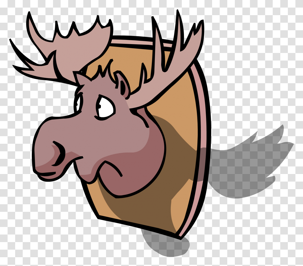 Moose Silhouette Clipart Moose Head, Seed, Grain, Produce, Vegetable Transparent Png