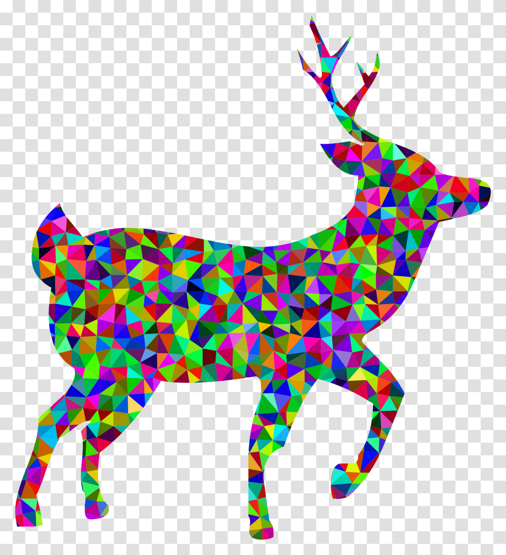Moose Silhouette Unicorn Multicolor, Animal, Mammal, Deer, Wildlife Transparent Png