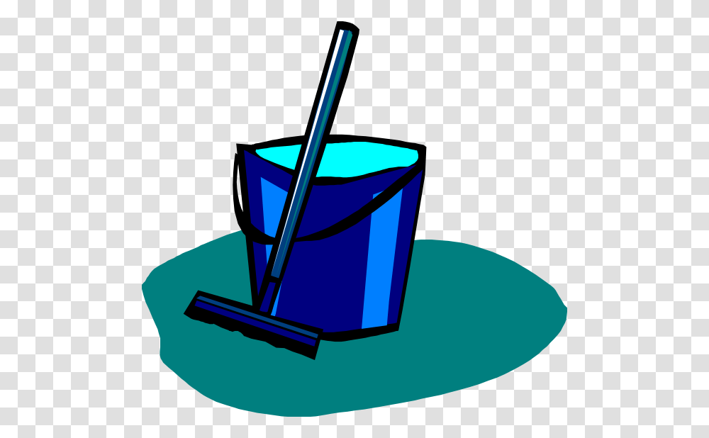 Mop And Bucket Blue Clip Art Transparent Png