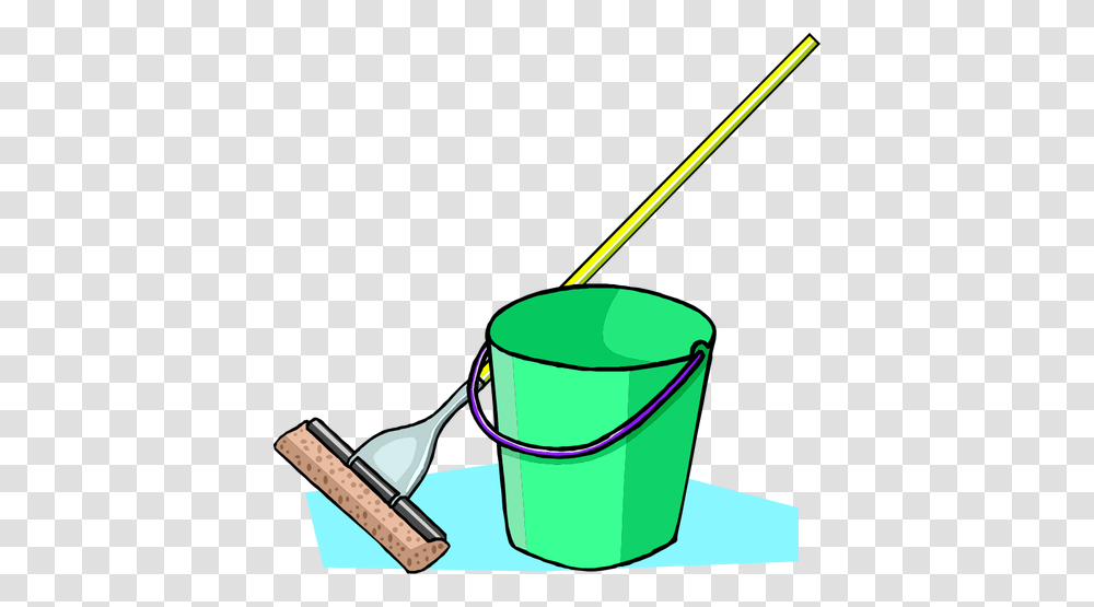 Mop And Bucket Vector Graphics Transparent Png