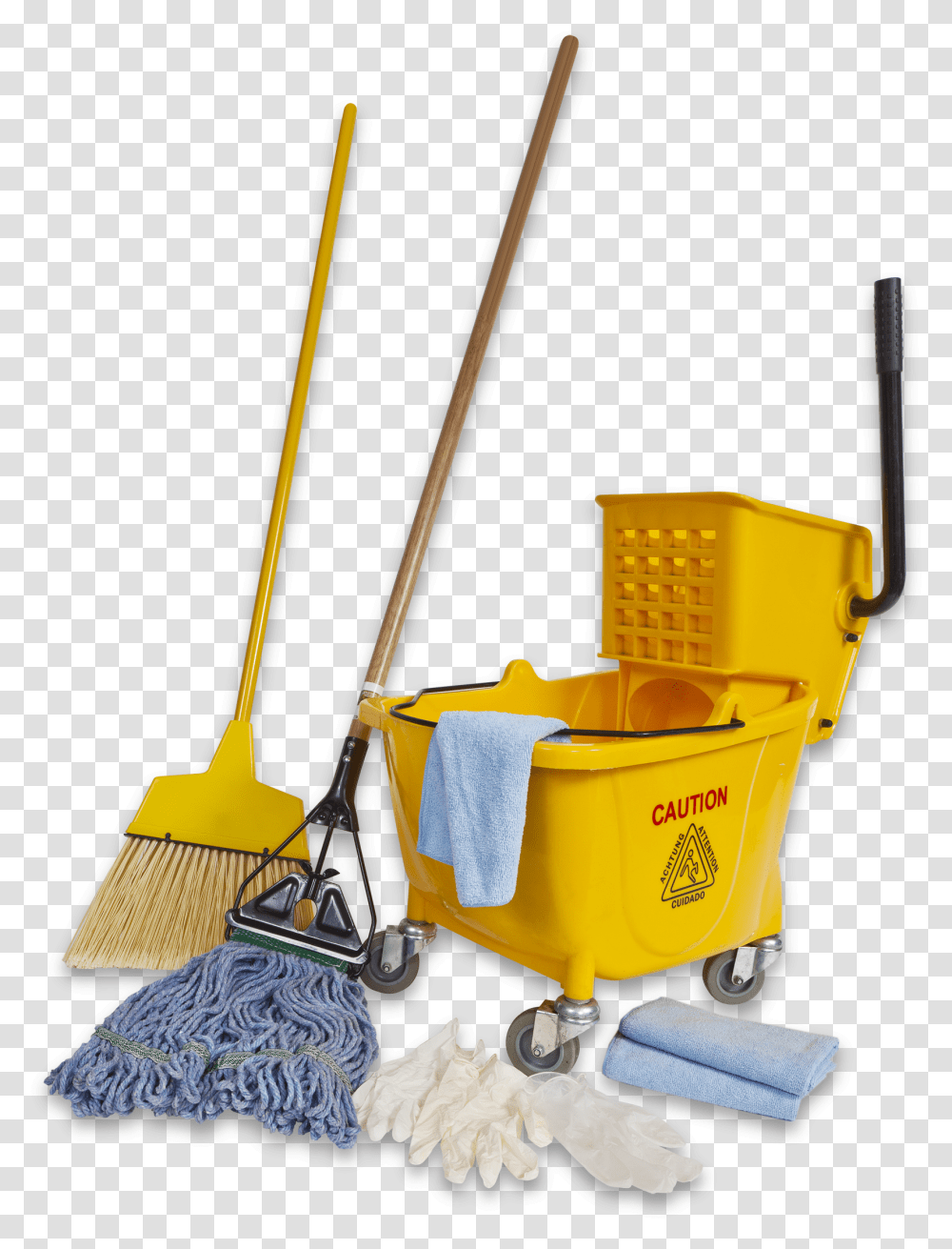 Mop Cleaning Equipment, Vehicle, Transportation, Broom, Lawn Mower Transparent Png