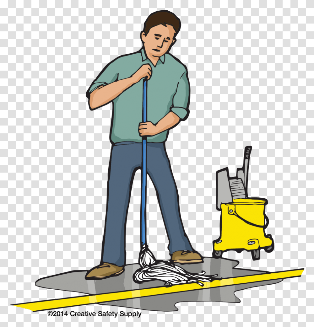 Mop Clipart Download, Person, Human, Cleaning, Curling Transparent Png