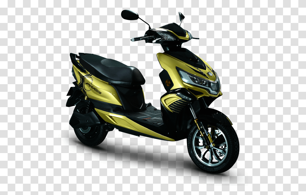 Moped Okinawa Praise Electric Scooter, Motorcycle, Vehicle, Transportation, Wheel Transparent Png
