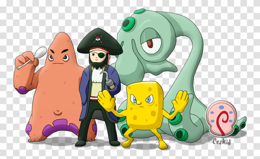 More Like Justice Leak By Patox Spongebob Characters As Pokemon, Person, Human, Helmet Transparent Png
