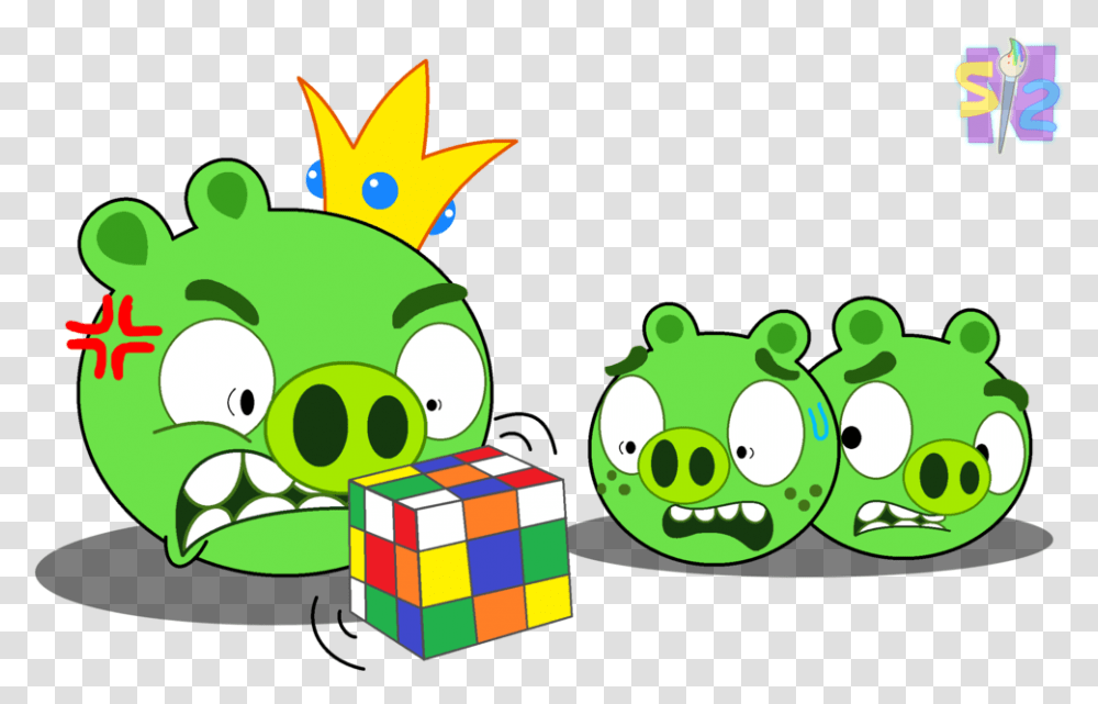 More Like L Death Note By Traumateamfan101 King Pig Angry Birds, Toy, Rubix Cube Transparent Png