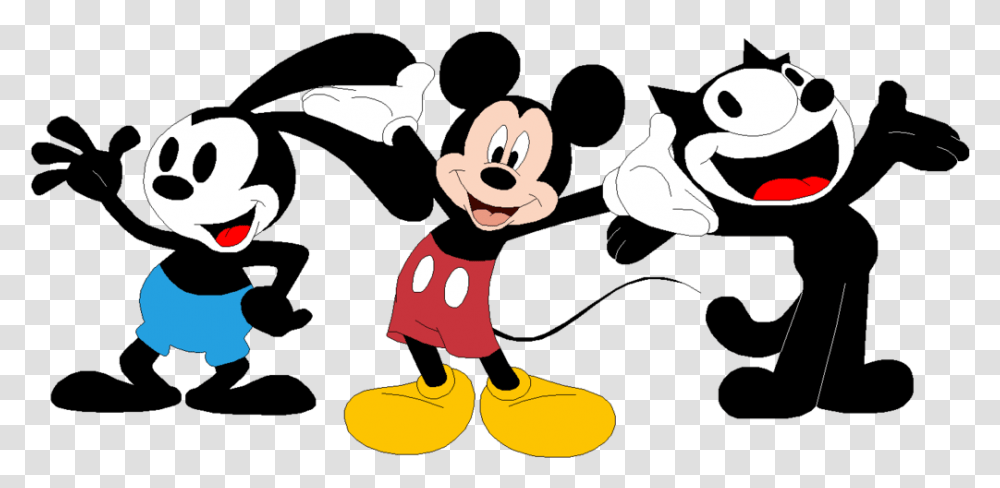 More Like Oswald The Lucky Rabbit By Mollyketty Black Color Cartoon Characters, Plant, Giant Panda, Animal Transparent Png