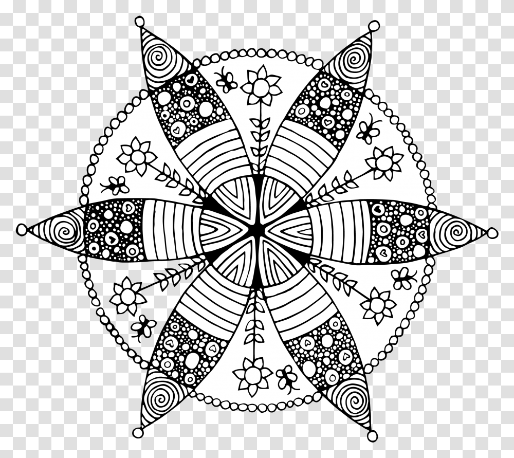 More Mandalas Skillshare Projects Doodle, Drawing, Pattern, Face Transparent Png