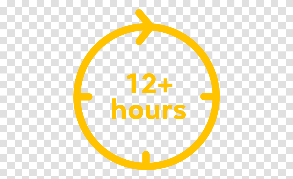 More Than 12 Hours Icon Circle, Number, Alphabet Transparent Png