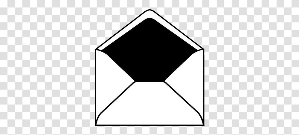Morepic 1 White Envelope Black Border, Mail Transparent Png
