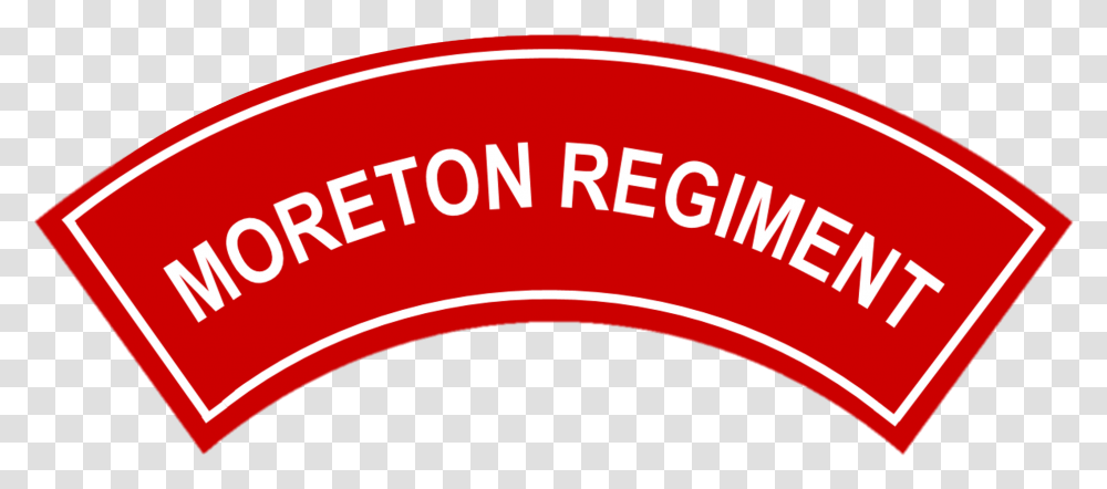Moreton Regiment Battledress Flash In First Pattern Circle, Word, Label, Ketchup Transparent Png