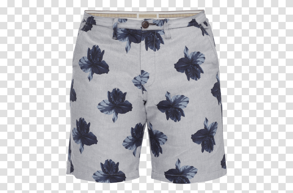 Morgan Bermuda Short In Floral Print Board Short, Shorts, Apparel, Rug Transparent Png
